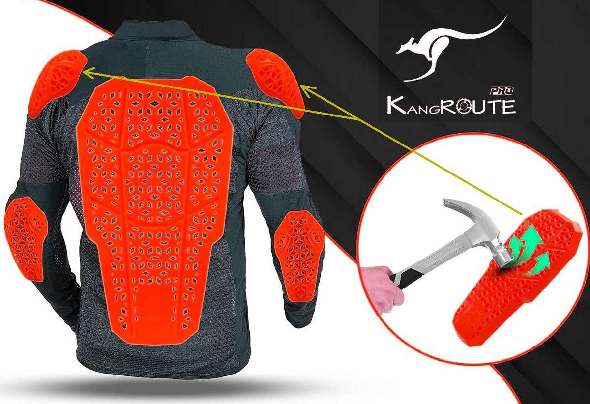 JUEGO DE PROTECTORES DE HOMBROS EN GEL, FLEXIBLES Y VENTILADOS CON CERTIFICAIÓN CE (NIVEL: 2  CE, EN1621-2) JUEGO DE PROTECTORES DE HOMBROS EN GEL, FLEXIBLES Y VENTILADOS CON CERTIFICAIÓN CE (NIVEL: 2  CE, EN1621-2)