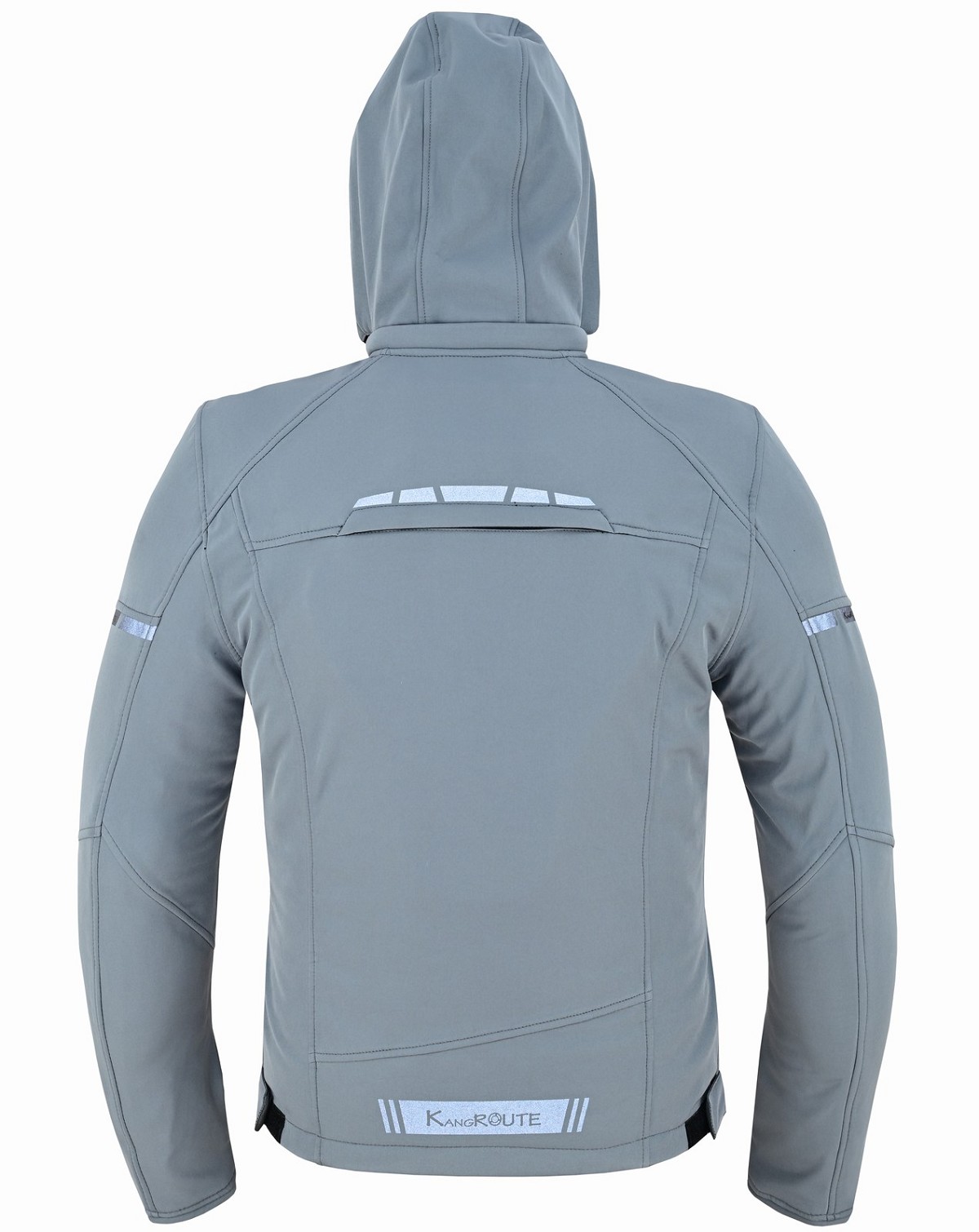 CHAQUETA DE MOTO UNISEX EN TEJIDO SOFTSHELL, NEOPRENO IMPERMEABLE, T&Eacute;RMICO Y PROTECTORES C.E.