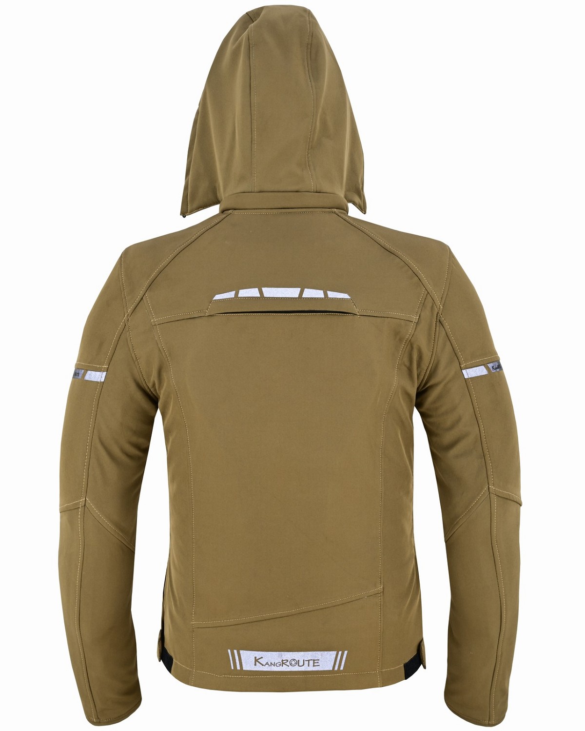 CHAQUETA DE MOTO UNISEX EN TEJIDO SOFTSHELL, NEOPRENO IMPERMEABLE, T&Eacute;RMICO Y PROTECTORES C.E.