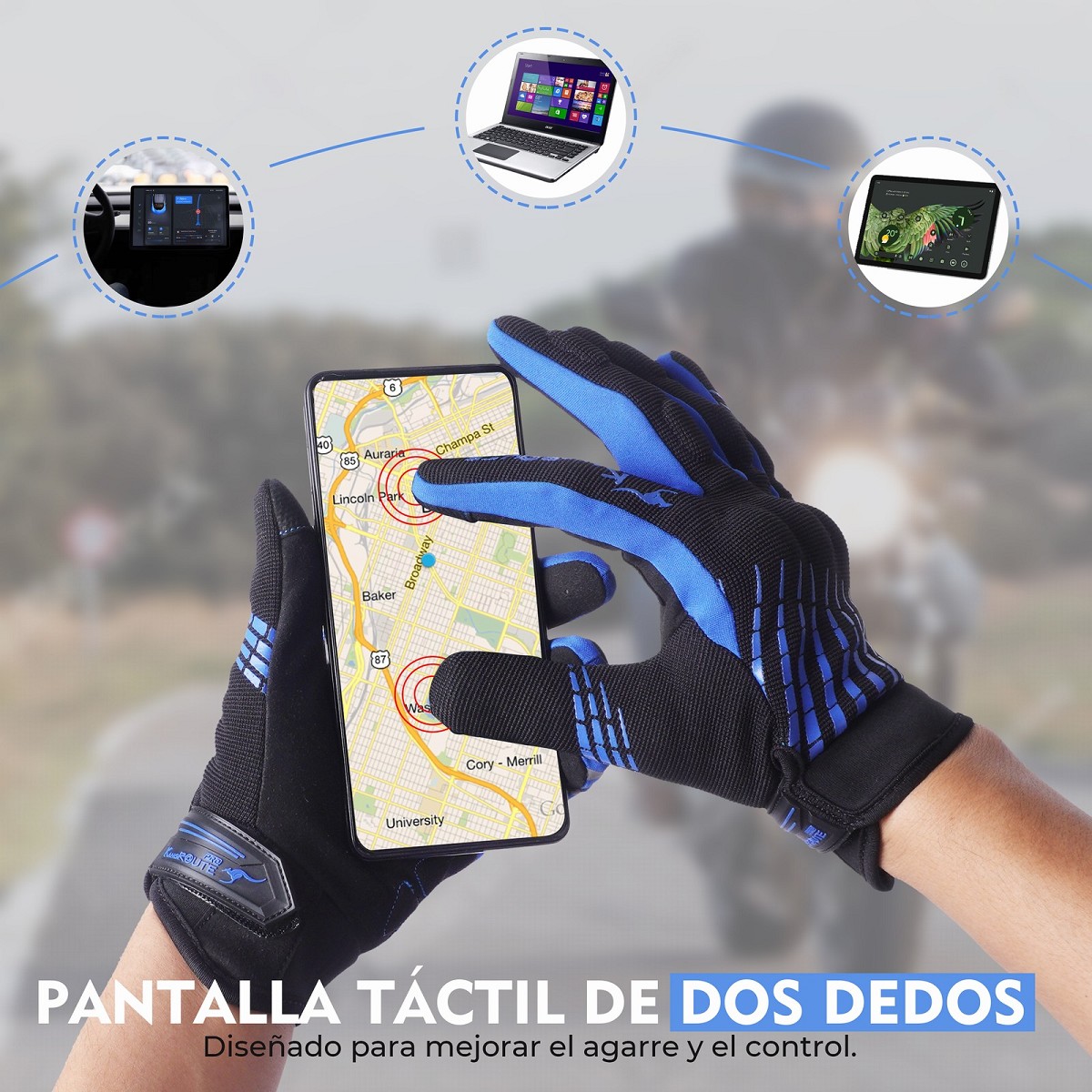 GUANTES DE MOTO LIGEROS CONFECCIONADOS EN TEJIDO TRANSPIRABLE Y RESISTENTE CON PROTECCIONES PARA VERANO GUANTES DE MOTO LIGEROS CONFECCIONADOS EN TEJIDO TRANSPIRABLE Y RESISTENTE CON PROTECCIONES PARA VERANO