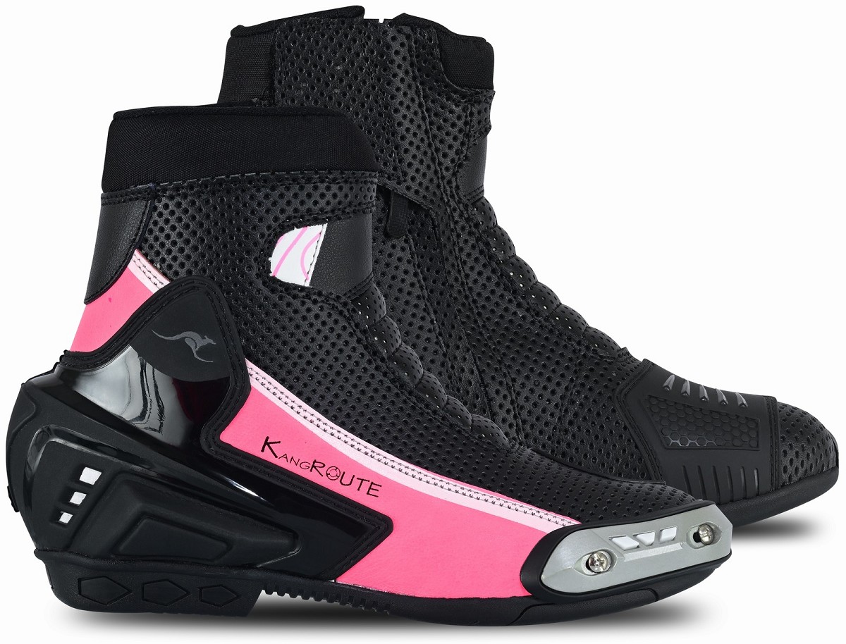 BOTAS DE MOTO DE CARRETERA PARA MUJER, DE ESTILO DEPORTIVO, DE CAÑA CORTA/MEDIA, ULTRAPERFORADAS, CON HOMOLOGACIÓN CE (EPI) BOTAS DE MOTO DE CARRETERA PARA MUJER, DE ESTILO DEPORTIVO, DE CAÑA CORTA/MEDIA, ULTRAPERFORADAS, CON HOMOLOGACIÓN CE (EPI)