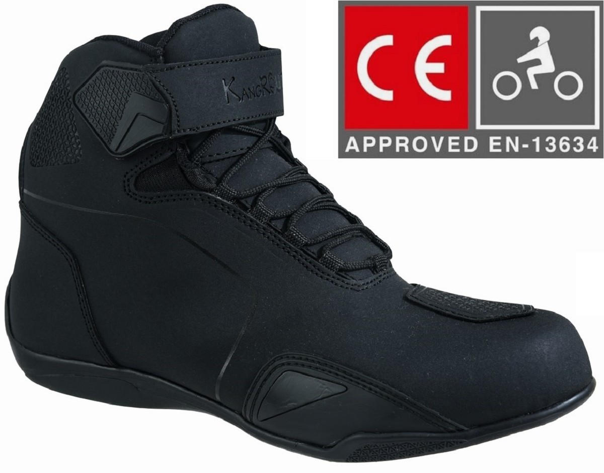 ZAPATILLAS DE MOTO IMPERMEABLES Y TRANSPIRABLES CON HOMOLOGACIÓN CE Y EPI