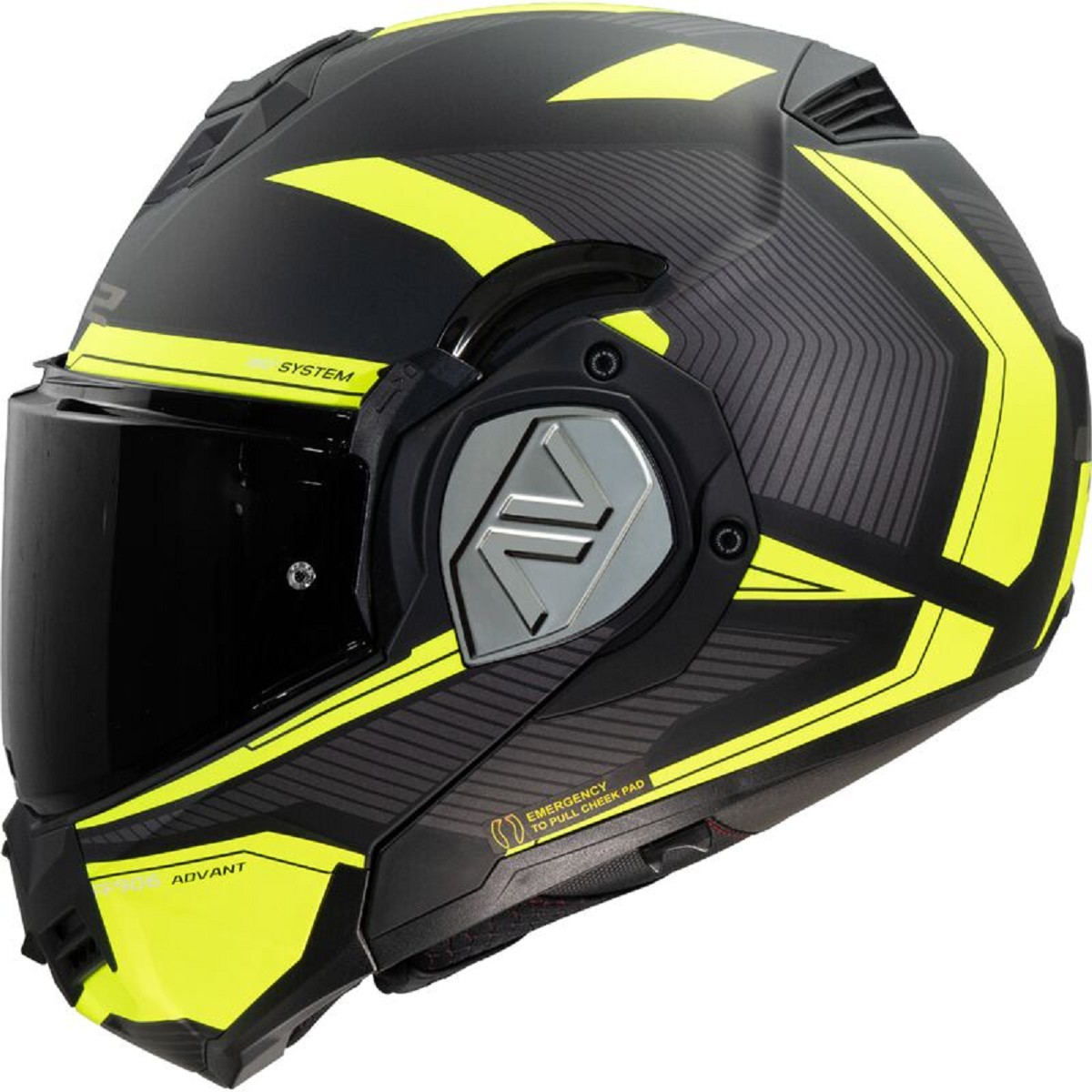FF906 ADVANT REVO Matt Black H-V Yellow