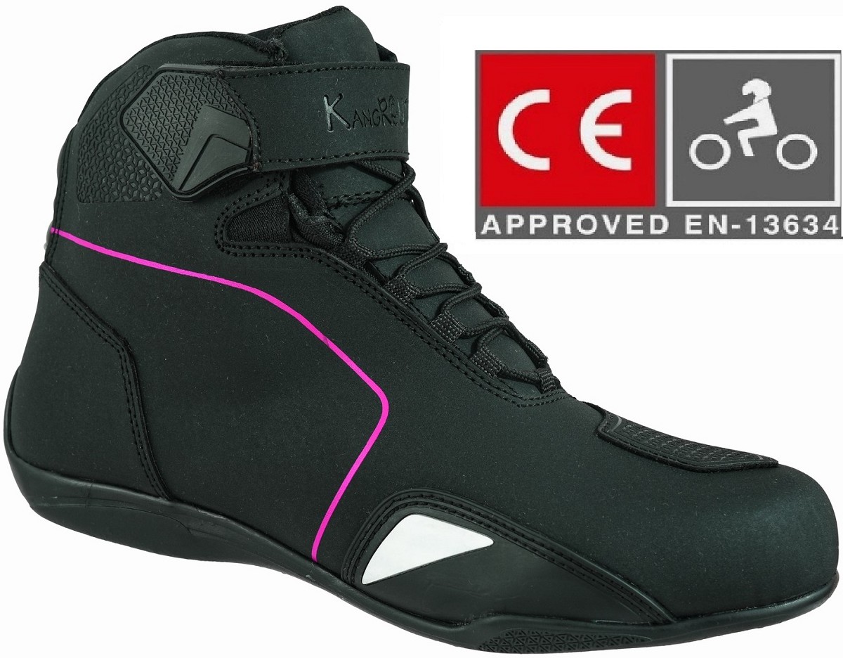 ZAPATILLAS DE MOTO PARA MUJER, IMPERMEABLES Y TRANSPIRABLES CON HOMOLOGACIÓN CE Y EPI