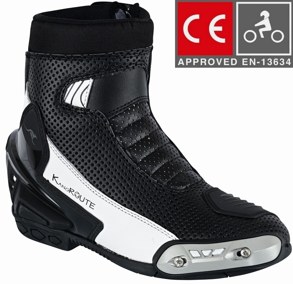 BOTAS DE MOTO DE CARRETERA ESTILO DEPORTIVO, DE CAÑA CORTA/MEDIA, ULTRAPERFORADAS, CON HOMOLOGACIÓN CE Y EPI BOTAS DE MOTO DE CARRETERA ESTILO DEPORTIVO, DE CAÑA CORTA/MEDIA, ULTRAPERFORADAS, CON HOMOLOGACIÓN CE Y EPI