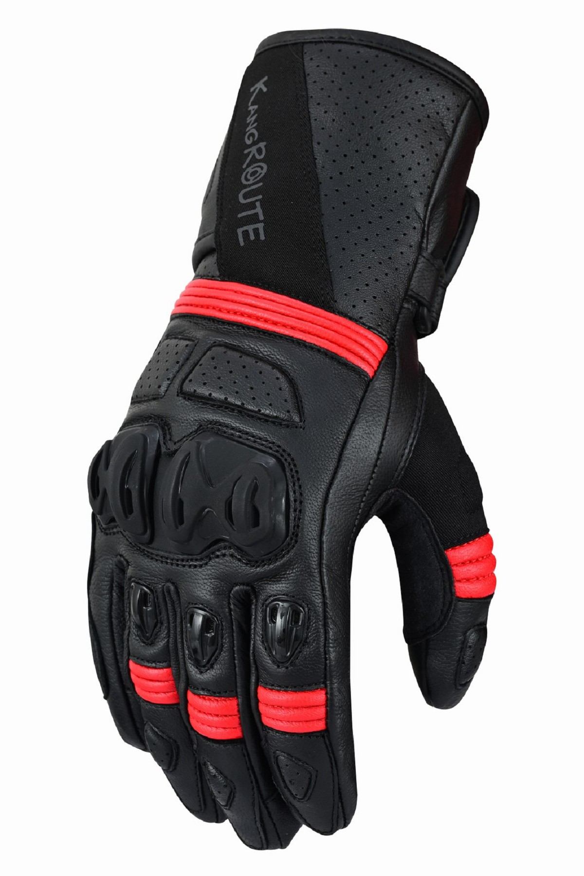 GUANTES DE PIEL PARA MOTORISTAS, INVERNALES, CON PROTECCIONES DE TPU, MEMBRANA IMPERMEABLE Y DISE&Ntilde;O DEPORTIVO