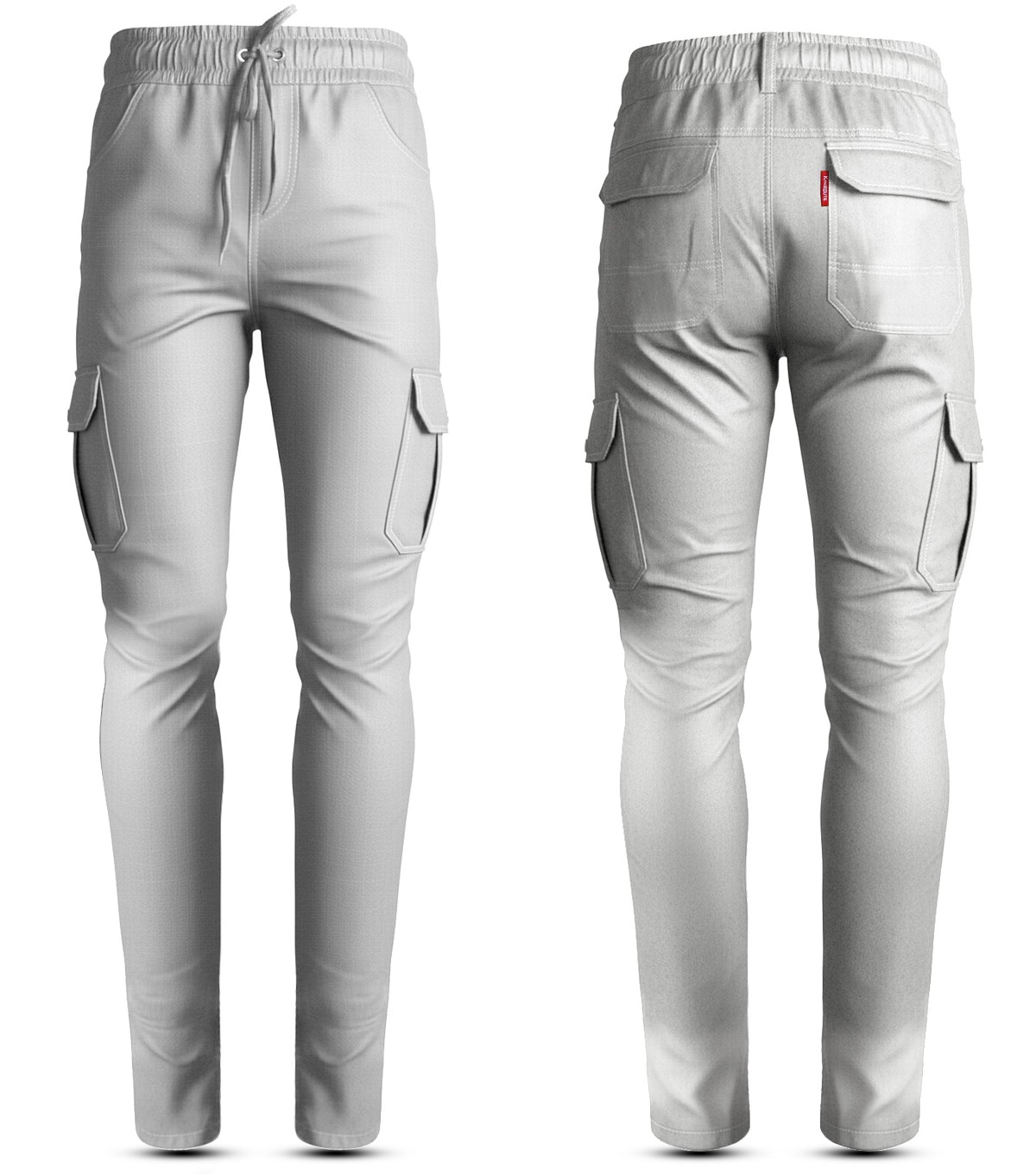 PANTALON DE MOTO VAQUERO ESTILO CHANDAL CARGO UNISEX, EL&Aacute;STICO, 100% FORRADO EN KEVLAR&reg; CON PROTECCIONES GEL CE NIVEL 2