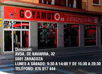 Goyamotos-Kangroute, Tu tienda de ropa de moto en Zaragoza capital