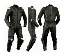 MONO DE PIEL DE UNA PIEZA CON PROTECCIONES DE TITANIO