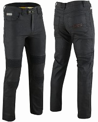 PANTALÓN KEVLAR VAQUERO UNISEX FLEXIBLE CON ZONAS ELÁSTICAS, TRATAMIENTO IMPERMEABLE Y PROTECCIONES C.E.