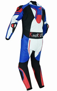 TRAJE, MONO DE CUERO RACING UNA PIEZA PROFESIONAL EN PIEL BOVINA
