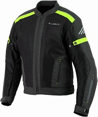 CHAQUETA DE MOTO PERFORADA DE VERANO CON FORRO IMPERMEABLE Y DESMONTABLE