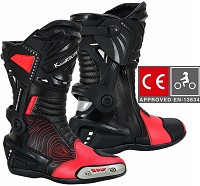 BOTAS DE MOTO DEPORTIVAS DE ALTOS NIVELES DE COMPETICIÓN MOTOGP Y SBK CE-CAT II Y EPI EN:13634 APROBADAS