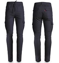 PANTALON DE MOTO VAQUERO ESTILO CHANDAL CARGO UNISEX, ELÁSTICO, 100% FORRADO EN KEVLAR® CON PROTECCIONES GEL CE NIVEL 2.