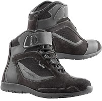 ZAPATILLAS MOTO STREET EN PIEL BAMBAS CON PROTECCIONES Y 100% IMPERMEABLES